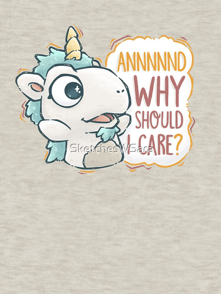 And Why Should I Care? Unicorse Puppet by SketchesWSara
