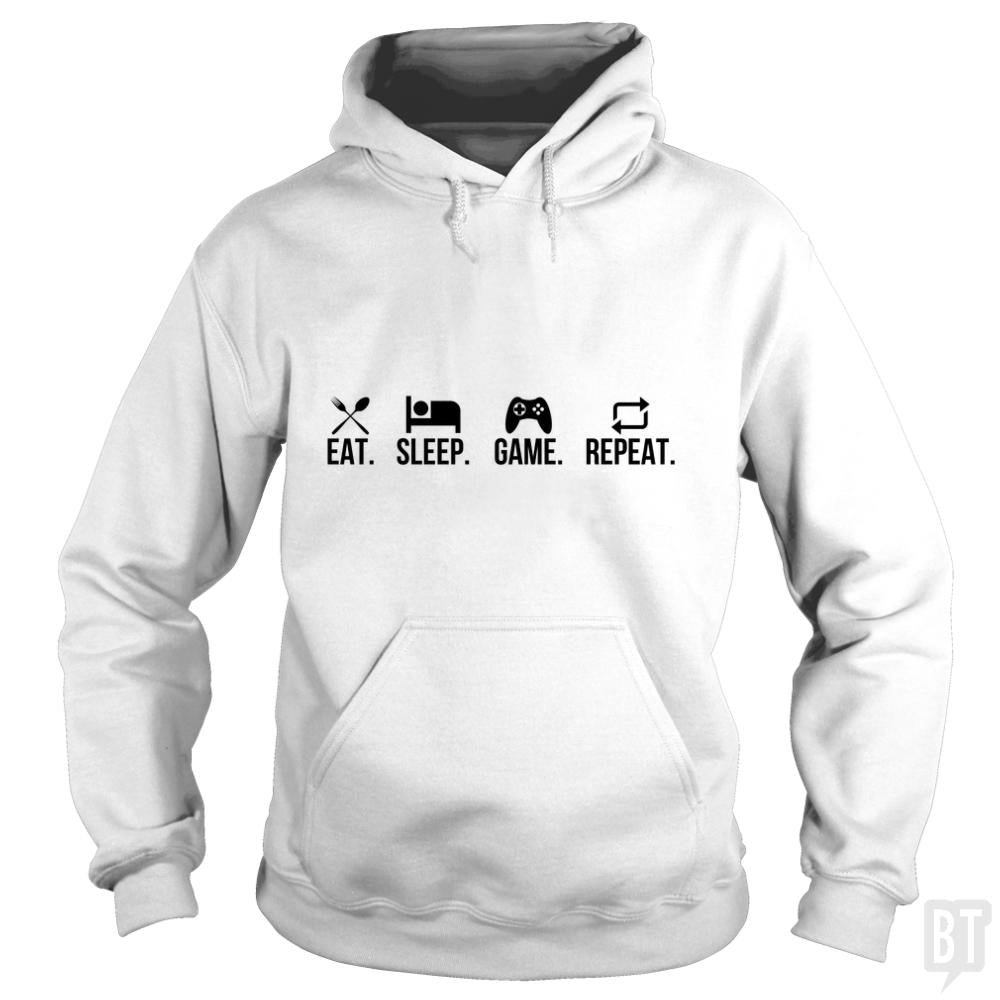 Eat, Sleep, Game, Repeat Hoodie