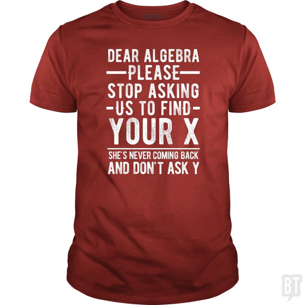 Dear Algebra