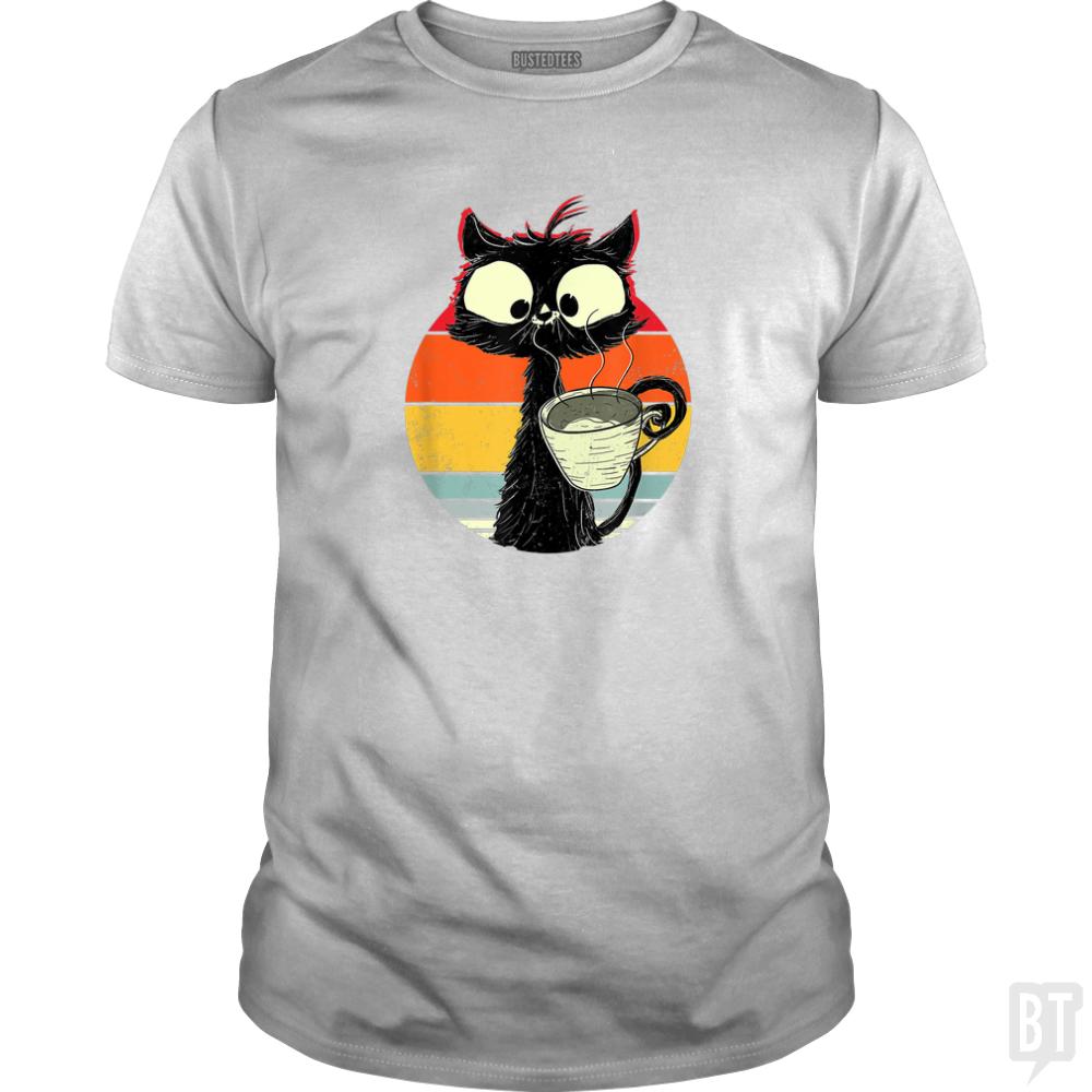 Retro Coffee Cat