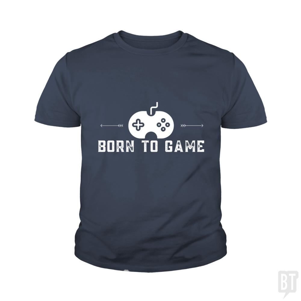 Born To Game Kids Shirt