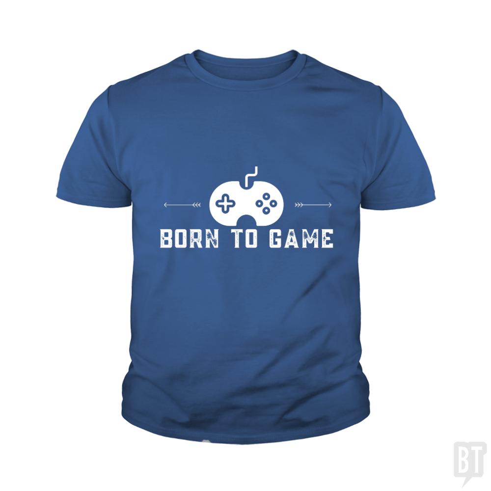 Born To Game Kids Shirt