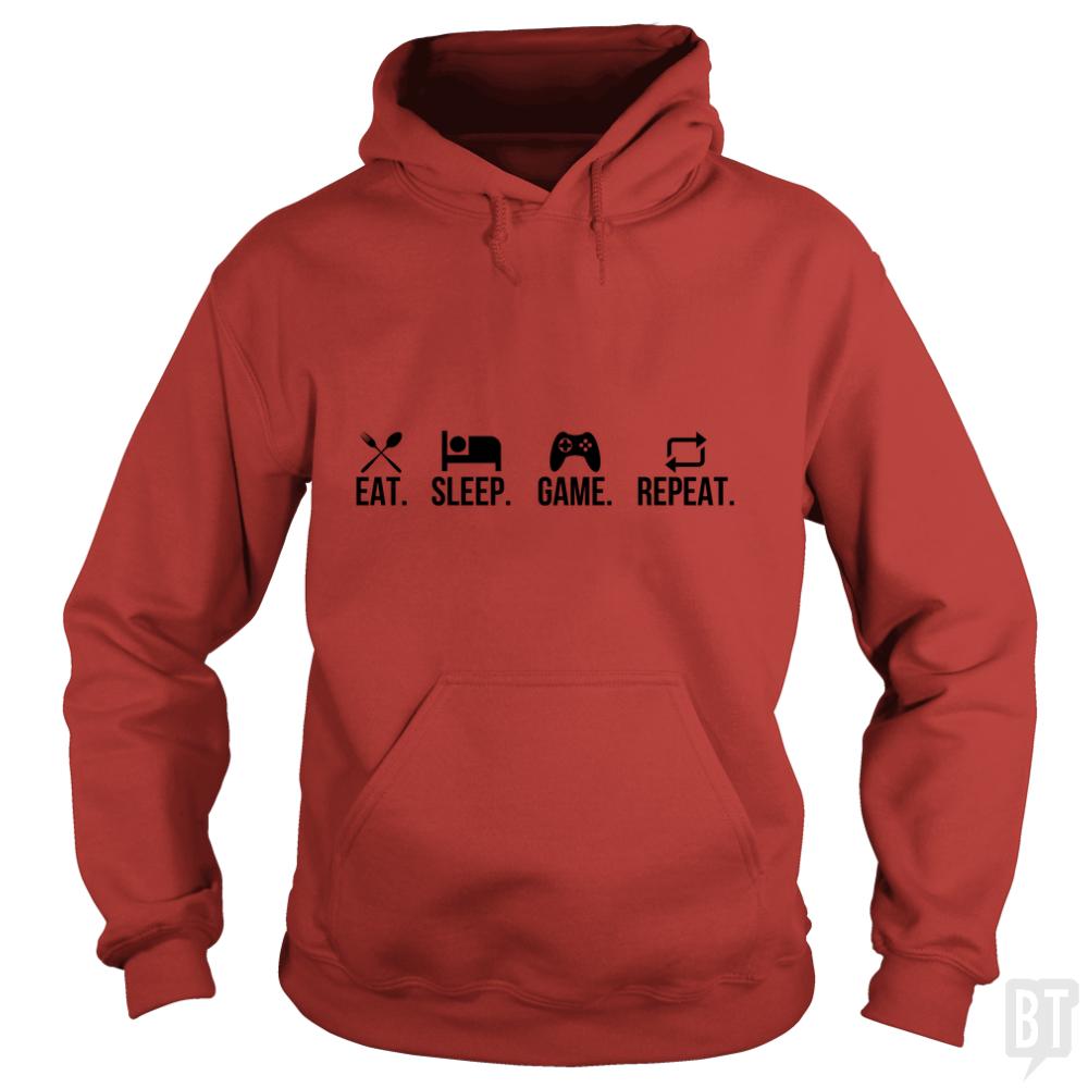 Eat, Sleep, Game, Repeat Hoodie