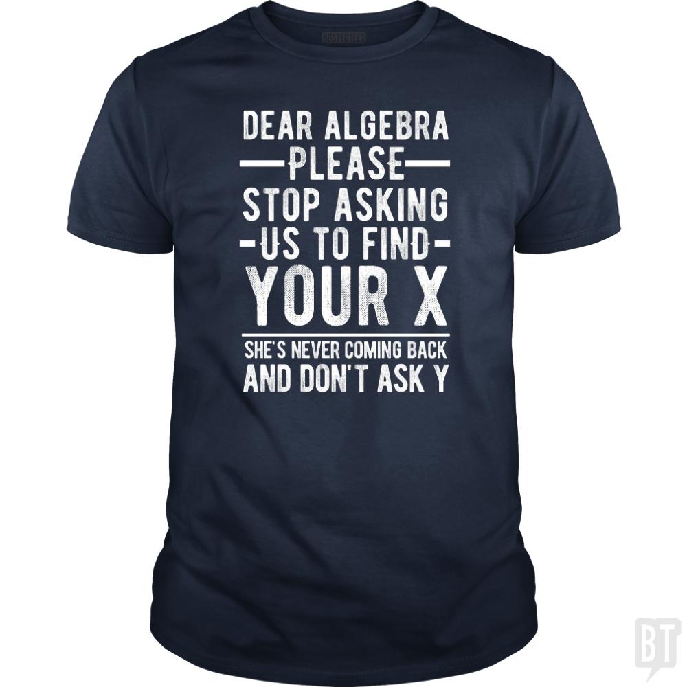Dear Algebra
