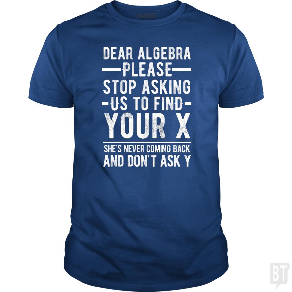 Dear Algebra