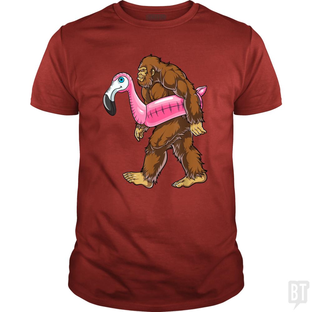 Pool Party Bigfoot Flamingo