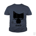 Meh Black Cat Funny  Kids Shirt