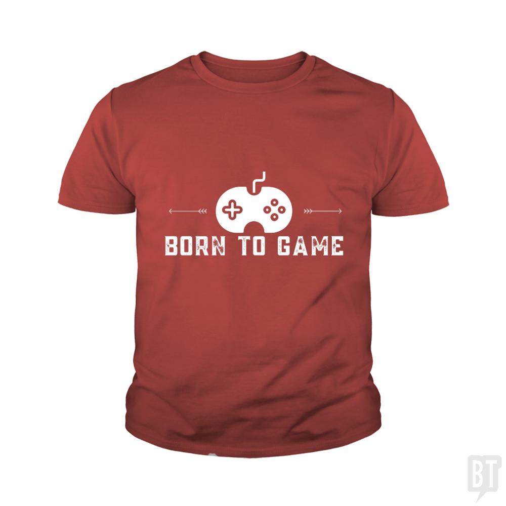 Born To Game Kids Shirt