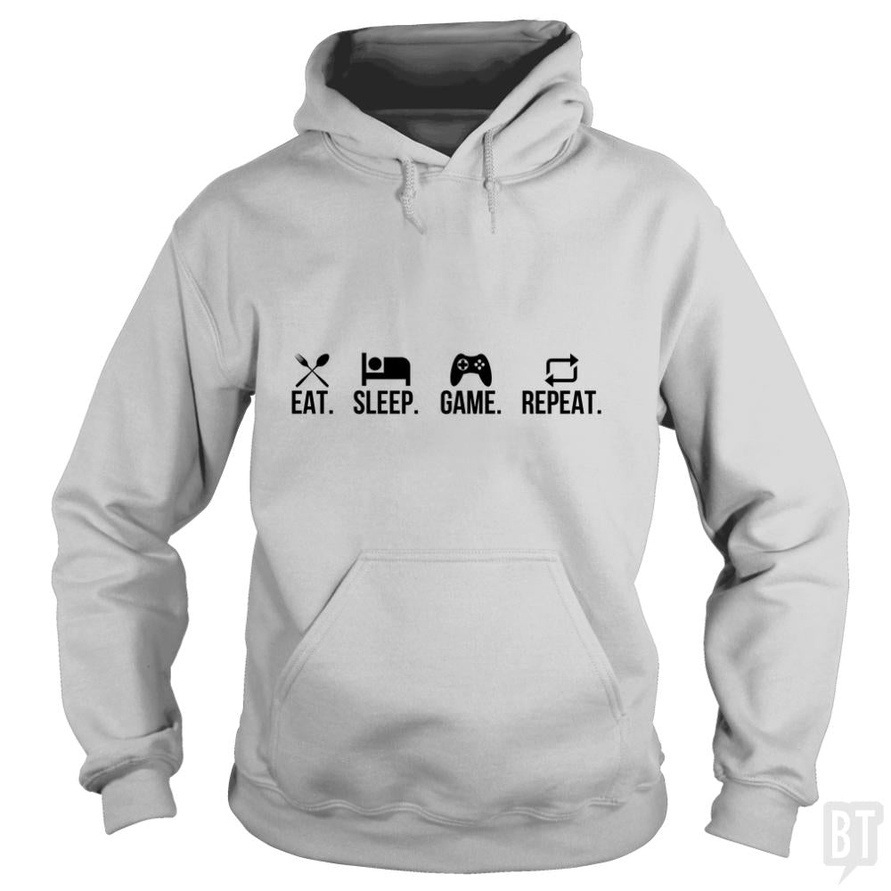 Eat, Sleep, Game, Repeat Hoodie