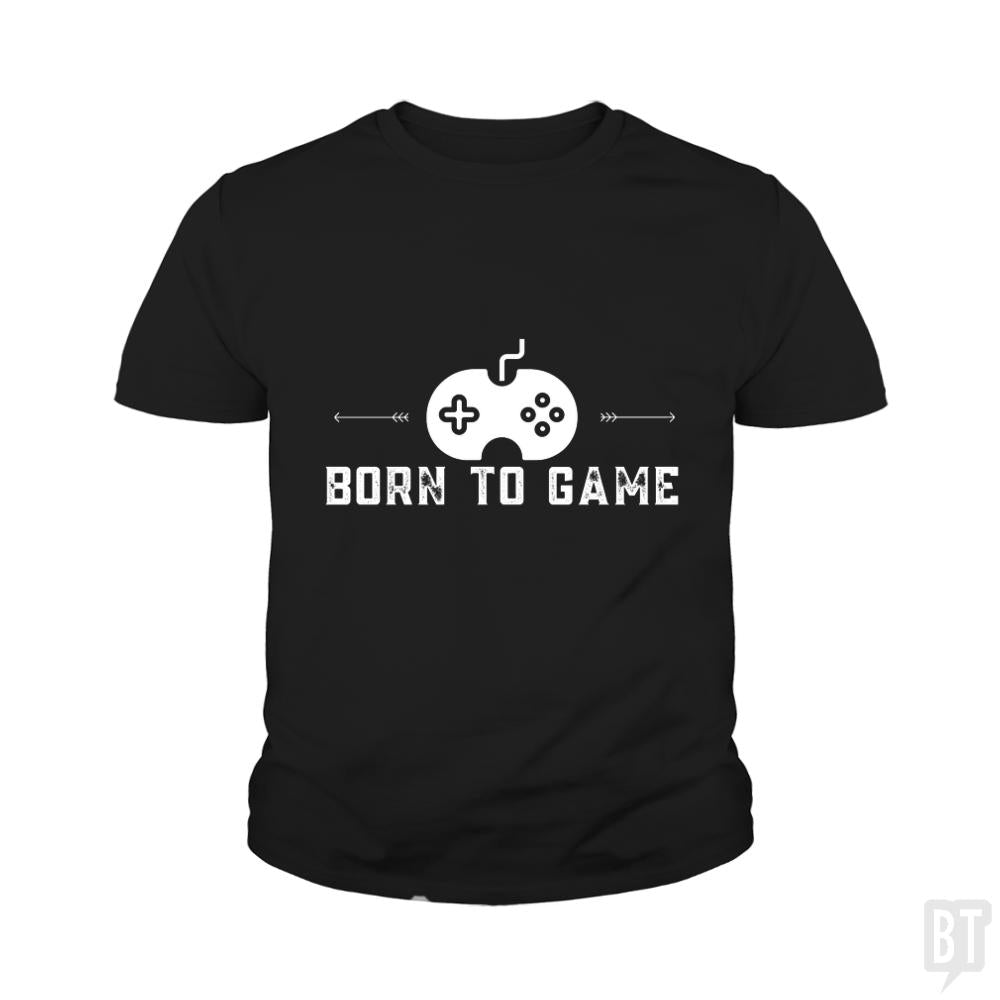 Born To Game Kids Shirt