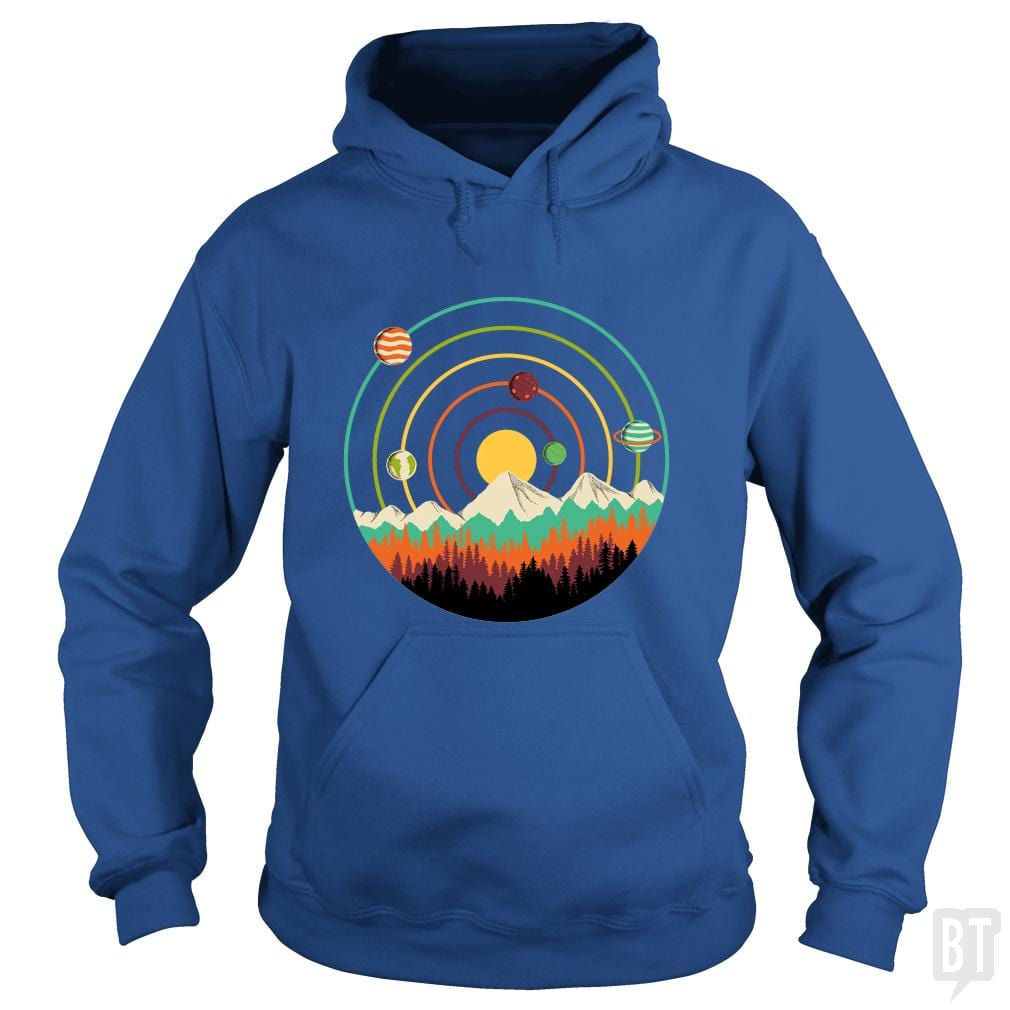 Planets Lanscape Hoodie