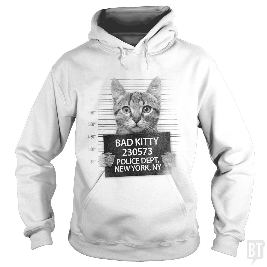 Funny Cute Bad Kitty Cat Hoodie