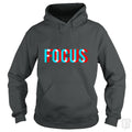 Focus- Optical Illusion Trippy Motivational Hoodie