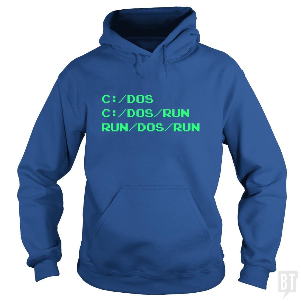 Run/DOS/Run Hoodie