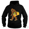 Bigfoot Carrying Taco Hoodie