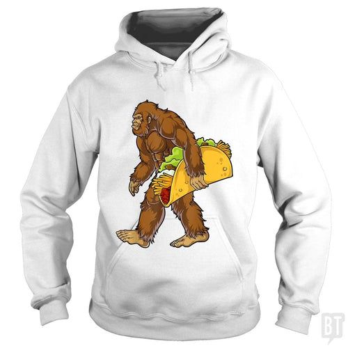 Bigfoot Carrying Taco Hoodie