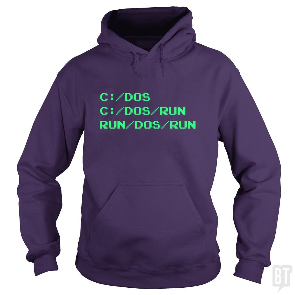Run/DOS/Run Hoodie