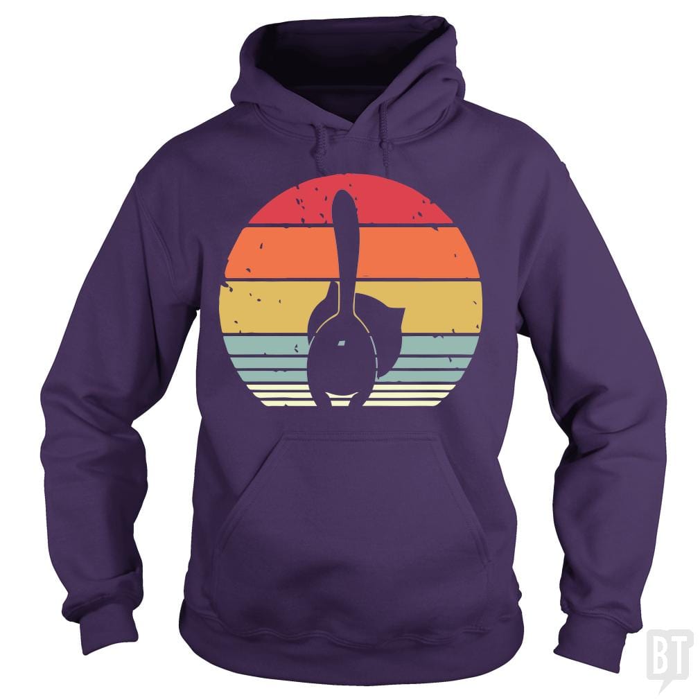 Cat Back Retro Hoodie