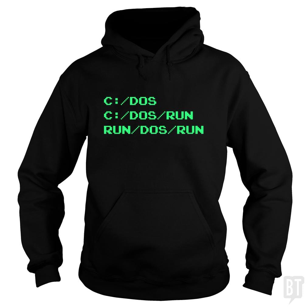 Run/DOS/Run Hoodie