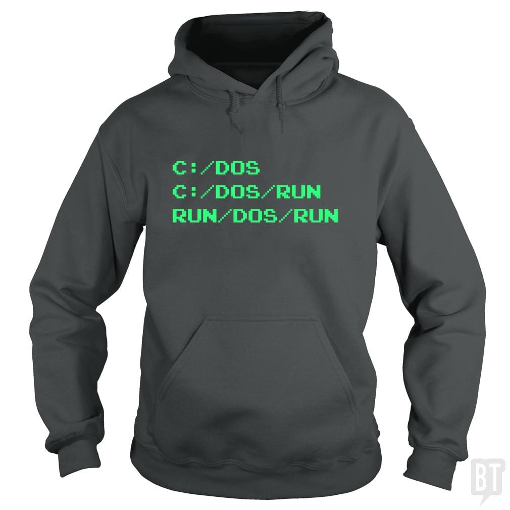 Run/DOS/Run Hoodie