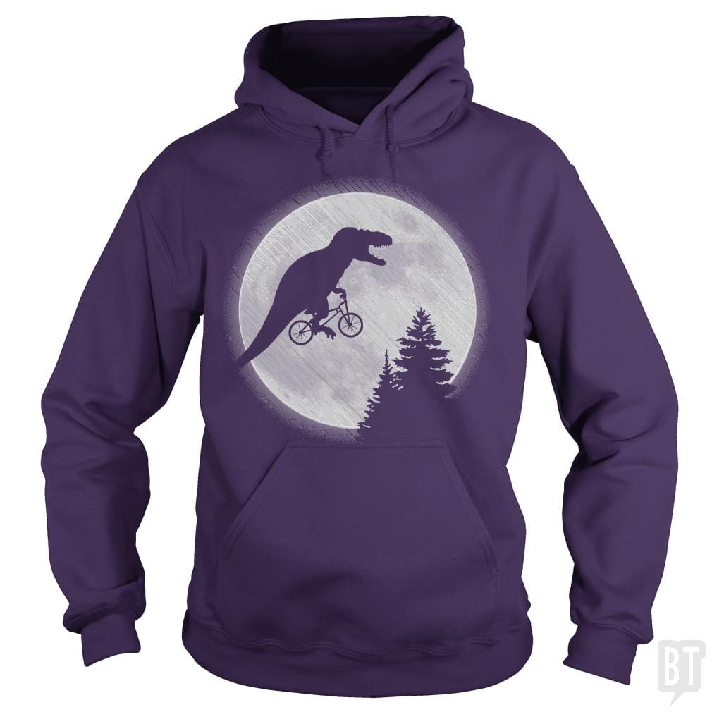 Dino Goes To The Moon Hoodie