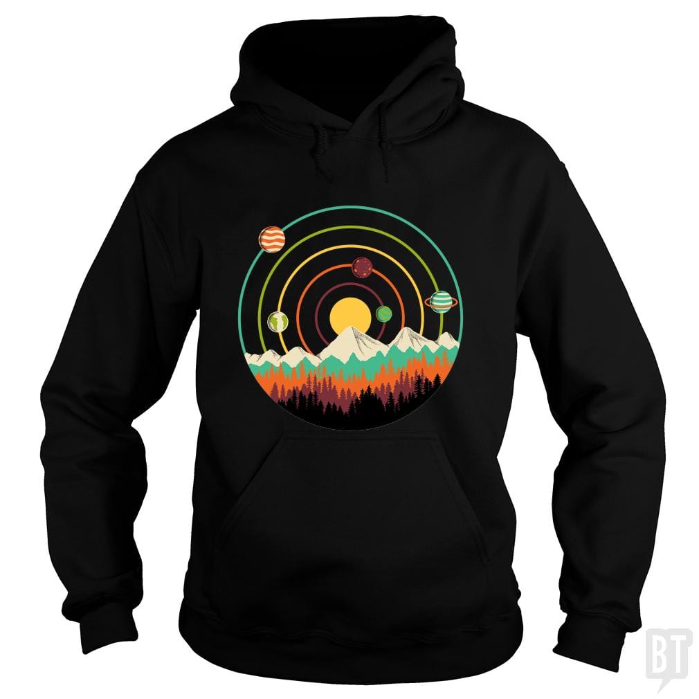Planets Lanscape Hoodie