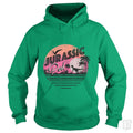 Retro 90's Dinosaur Scene Hoodie