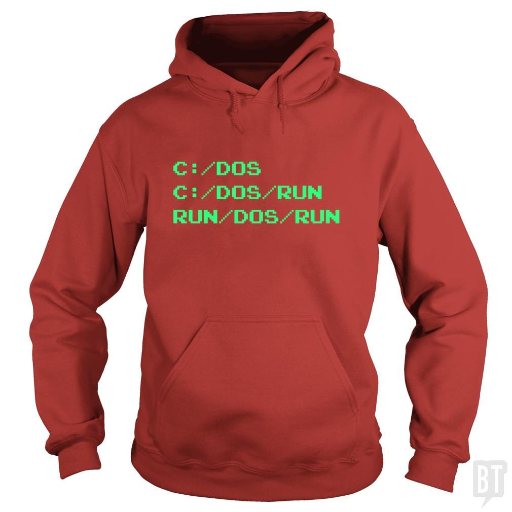 Run/DOS/Run Hoodie