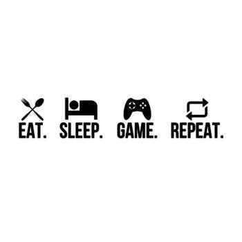 Eat, Sleep, Game, Repeat Hoodie