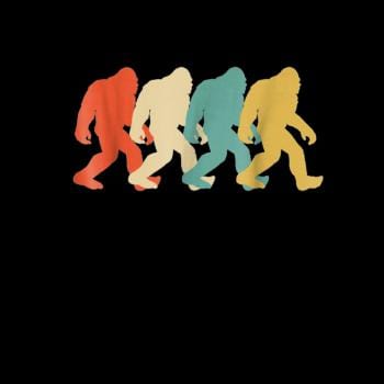 Bigfoot Silhouette Retro Hoodie