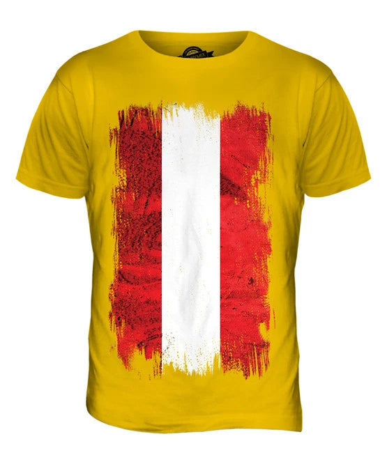 AUSTRIA GRUNGE FLAG MENS T SHIRT TEE SHIRT XS S M L XL 2XL 3XL 4XL 5XL