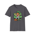 CARROT FUNNY FOOD PUN T-SHIRT MINIMALIST DESIGN VEGETARIAN GILDAN UNISEX GRAY