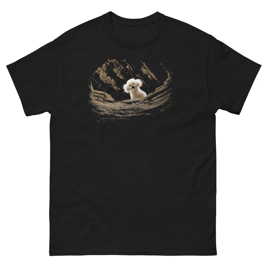 Silence of the Lambs Dog Bichon Black Graphic T Tee Shirt
