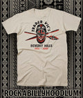 Retro Tiki Art Tee T Shirt Bar Mug Restaurant Trader Vics Beverly Hills