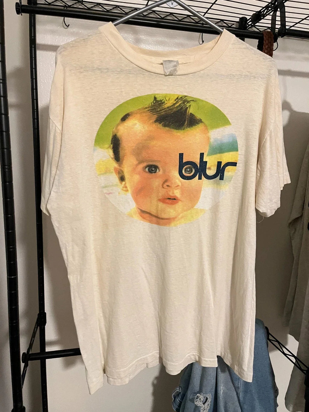 RARE Vintage BLUR Baby 1990 t-shirt