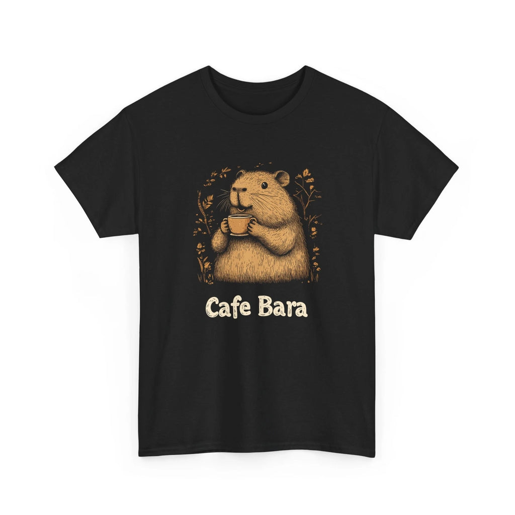 Funny Coffee T-Shirt | I Need More Coffee | Cafebara Capybara Coffee