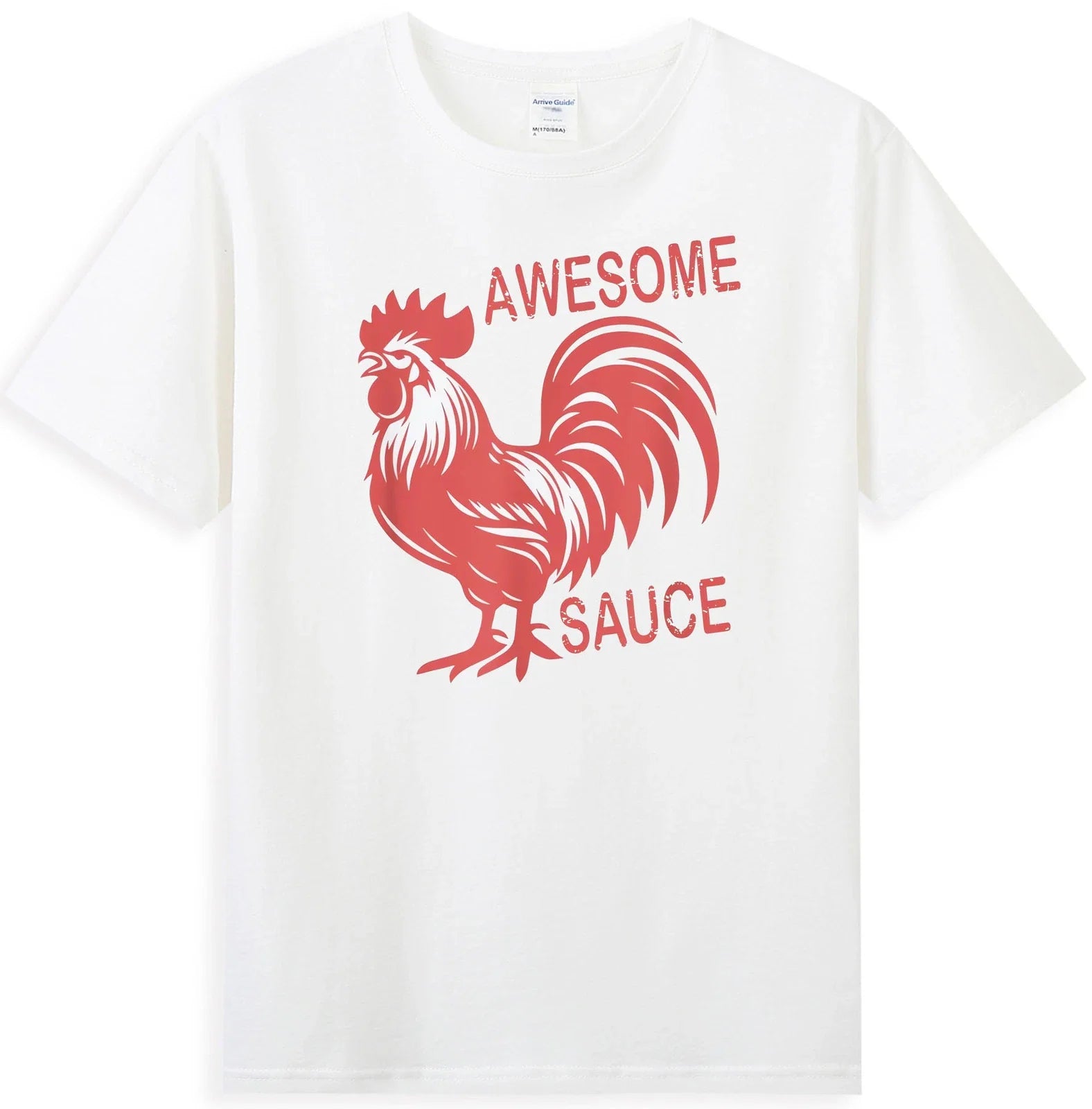 Awesome Sauce With Picture Of Rooster Men's T-Shirt