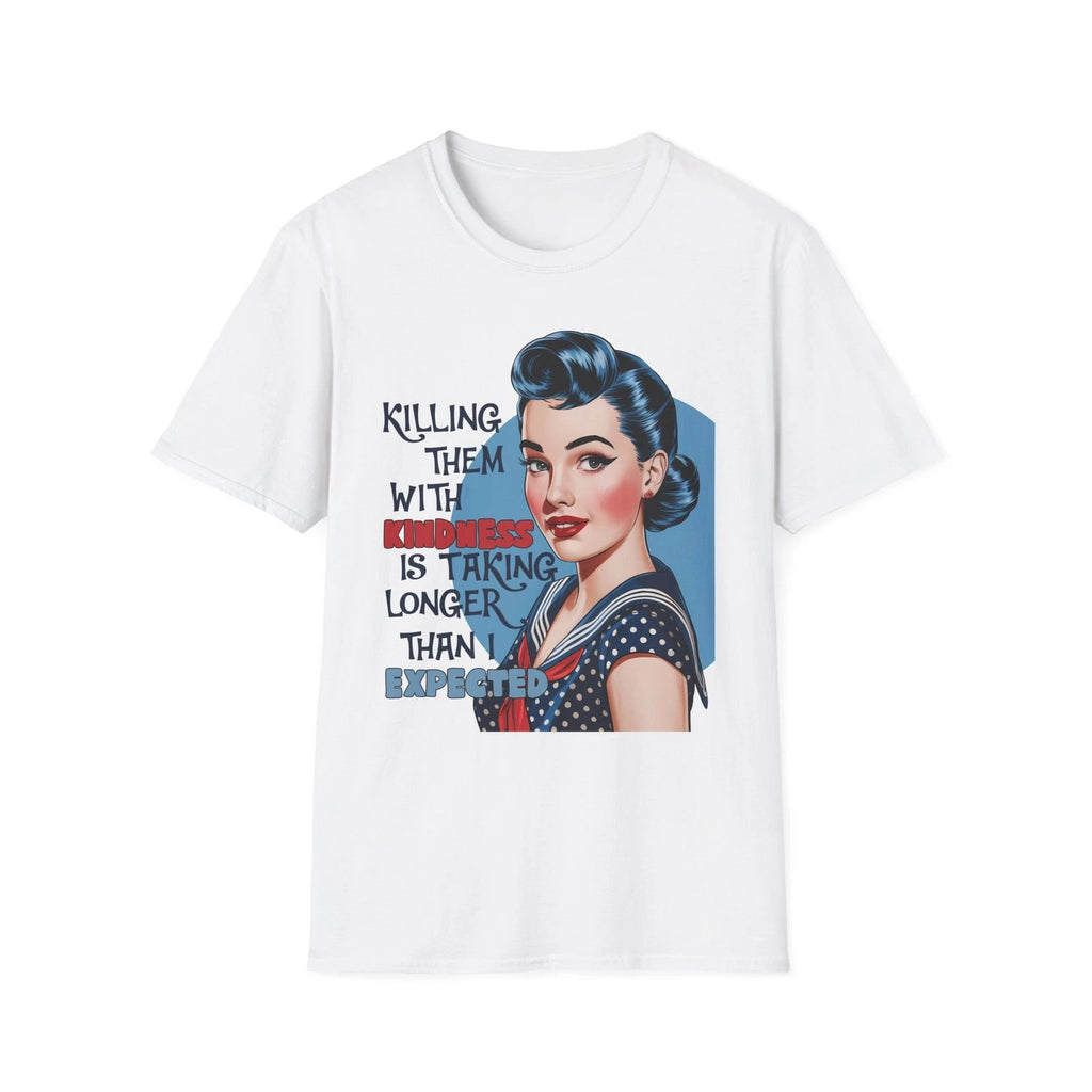 Retro Graphic T-Shirt - Vintage Kindness Quote, Funny Tees, Gift for [...]