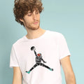 Men's Short Sleeve T-Shirt White, SPACE DUNK