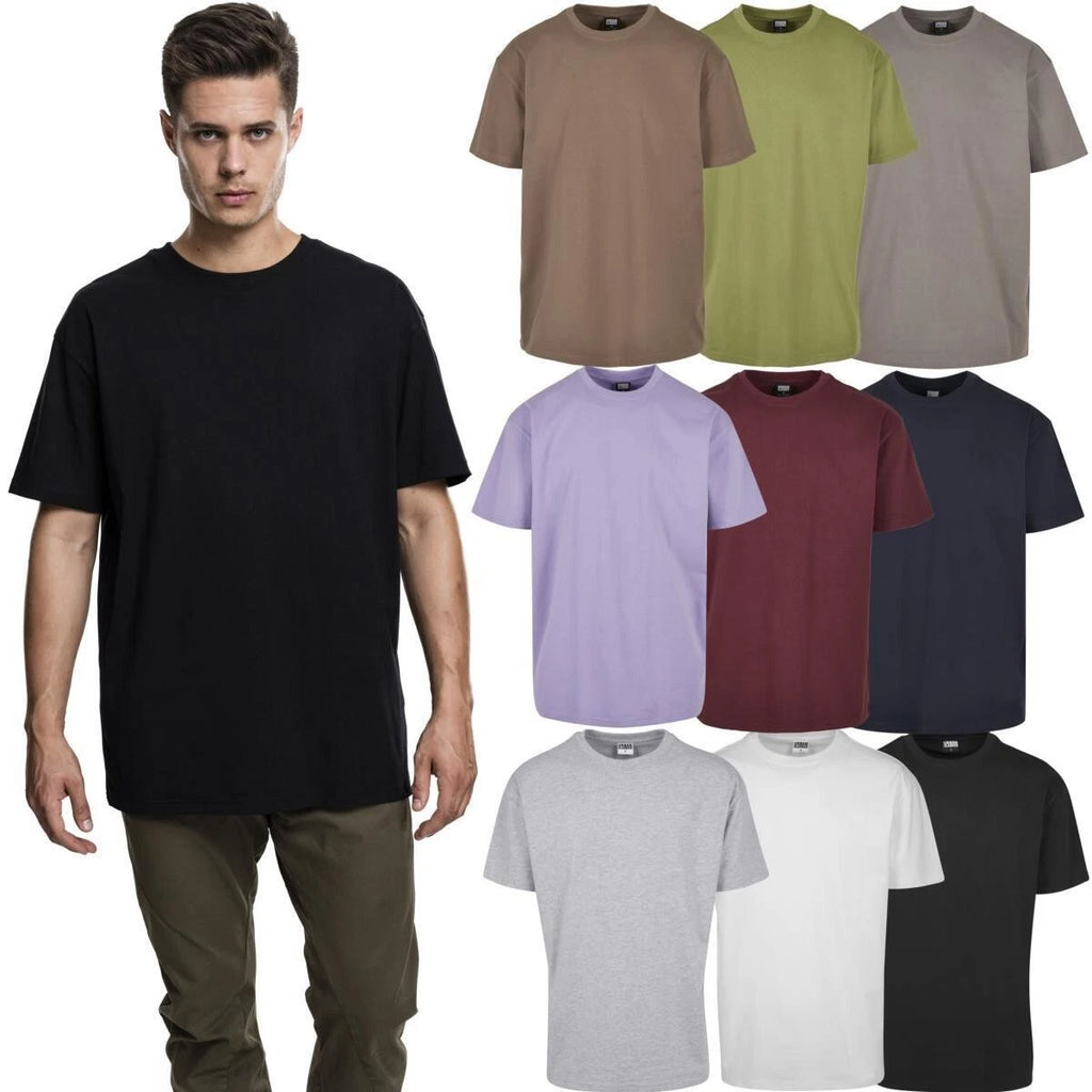 Urban Classics Heavy Oversized Tee Men T-Shirt S-5XL Thick Jersey Fabric