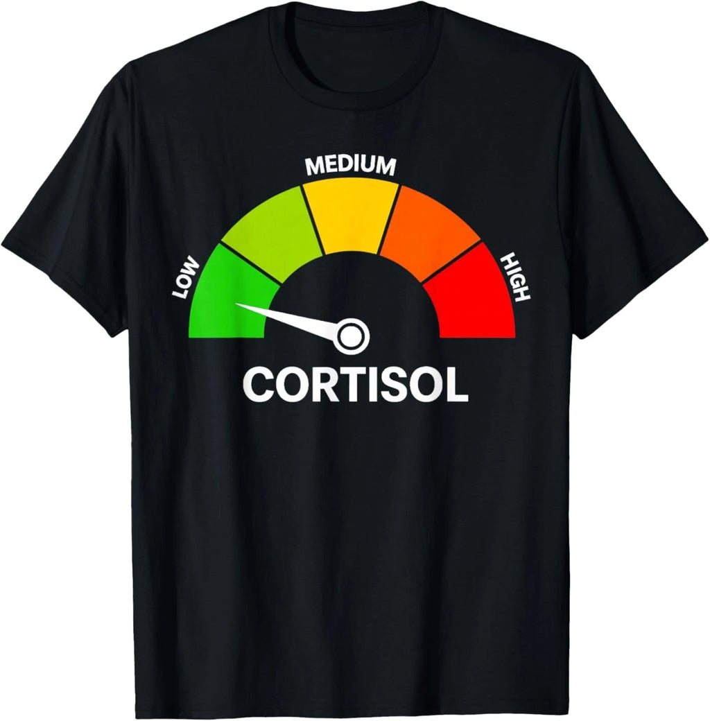 Low Cortisol Levels Meme Funny T-Shirt