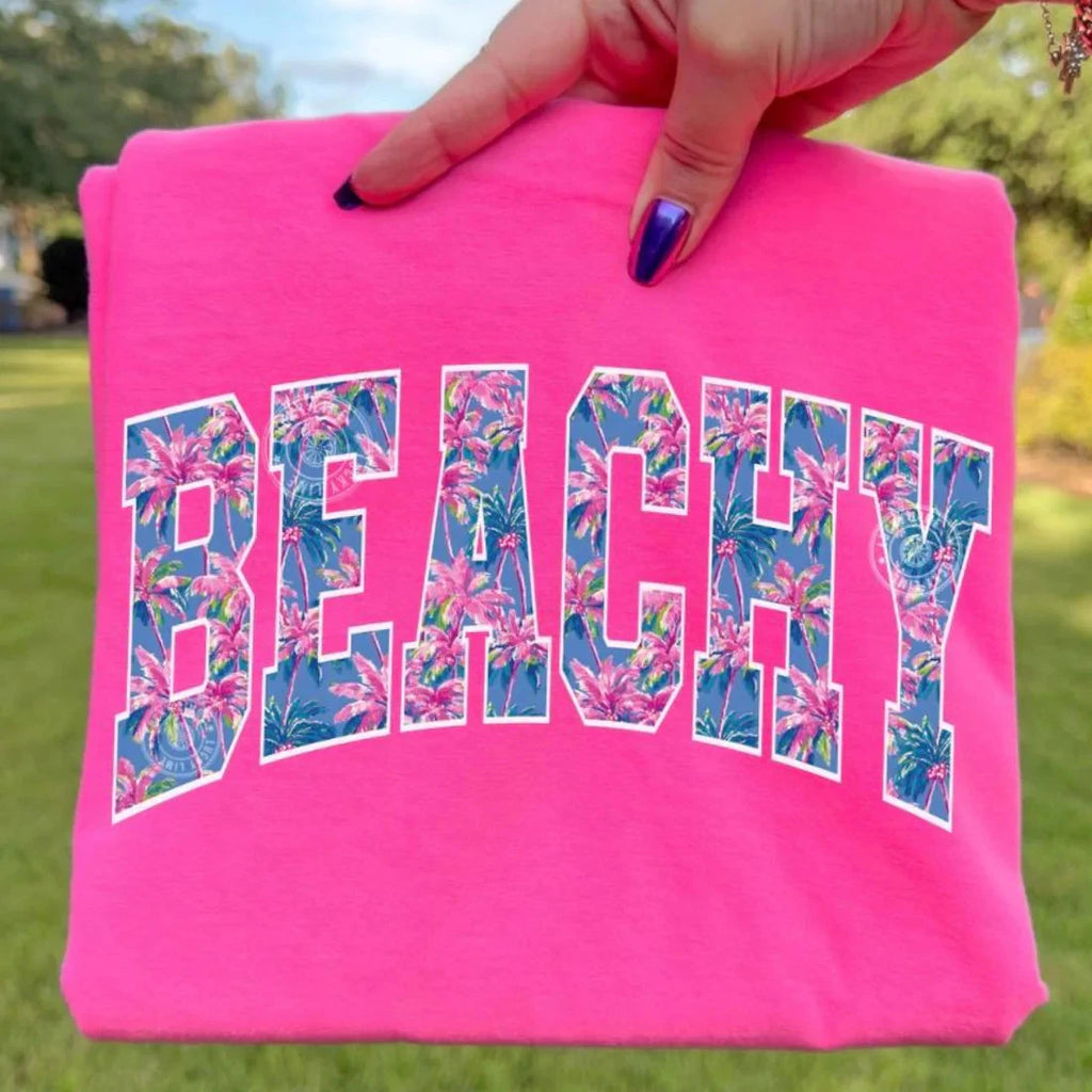 Beachy Shirt, Beach Graphic Tee, Trendy Summer Shirt, Summer Vacation
