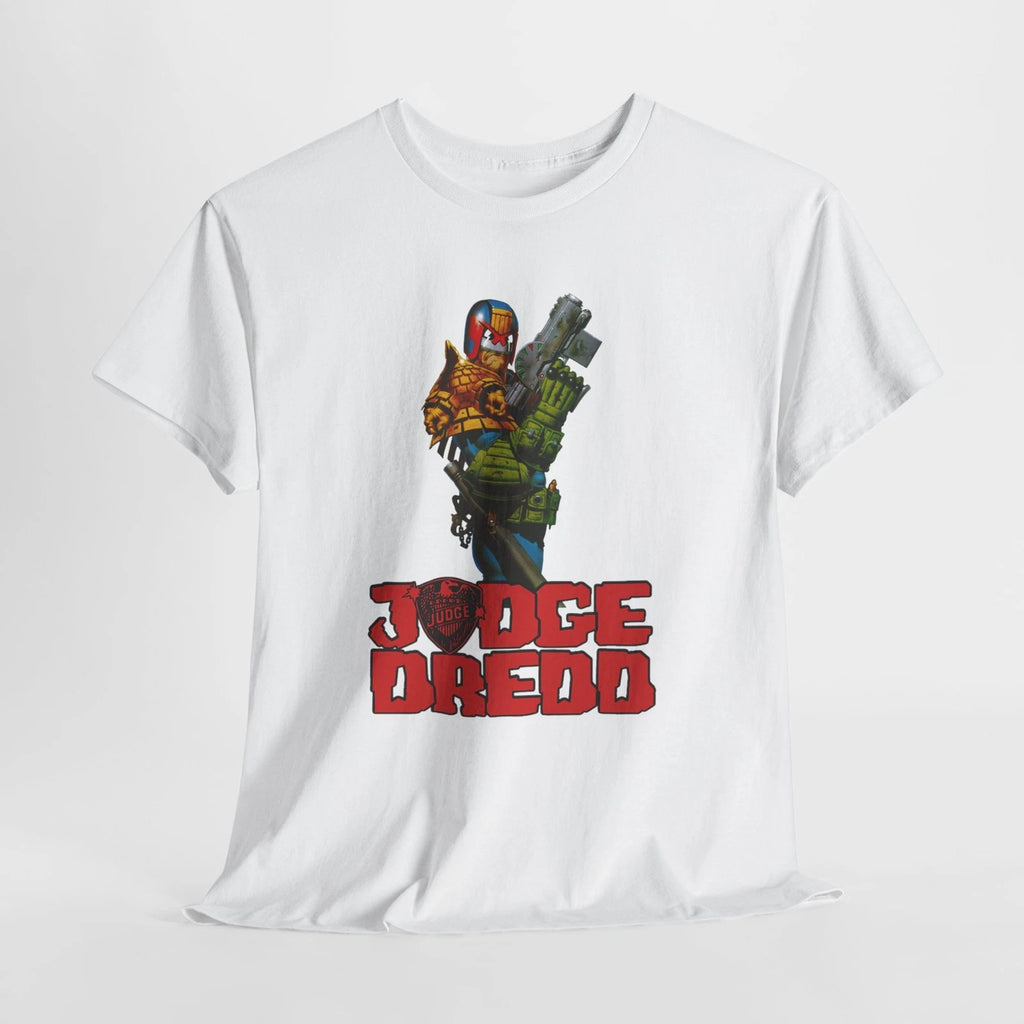 Judge Dredd Unisex Heavy Cotton Tee, Comic Book Shirt, Judge Dredd T-Shirt