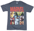 Defenders Adult New T-Shirt -Panels Iron Fist Jessica Jones Daredevil Luke Cage