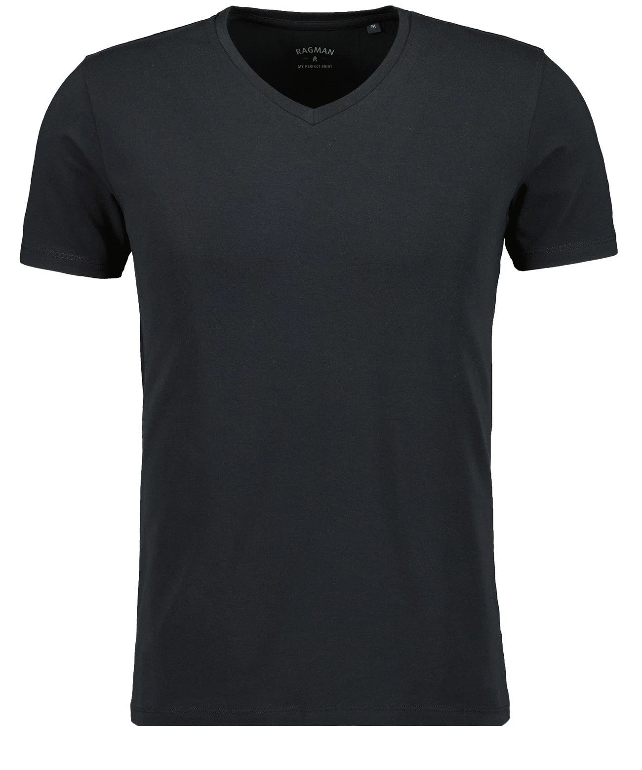 RAGMAN Men's T-Shirt V-Neck Plain, Body Fit NEW
