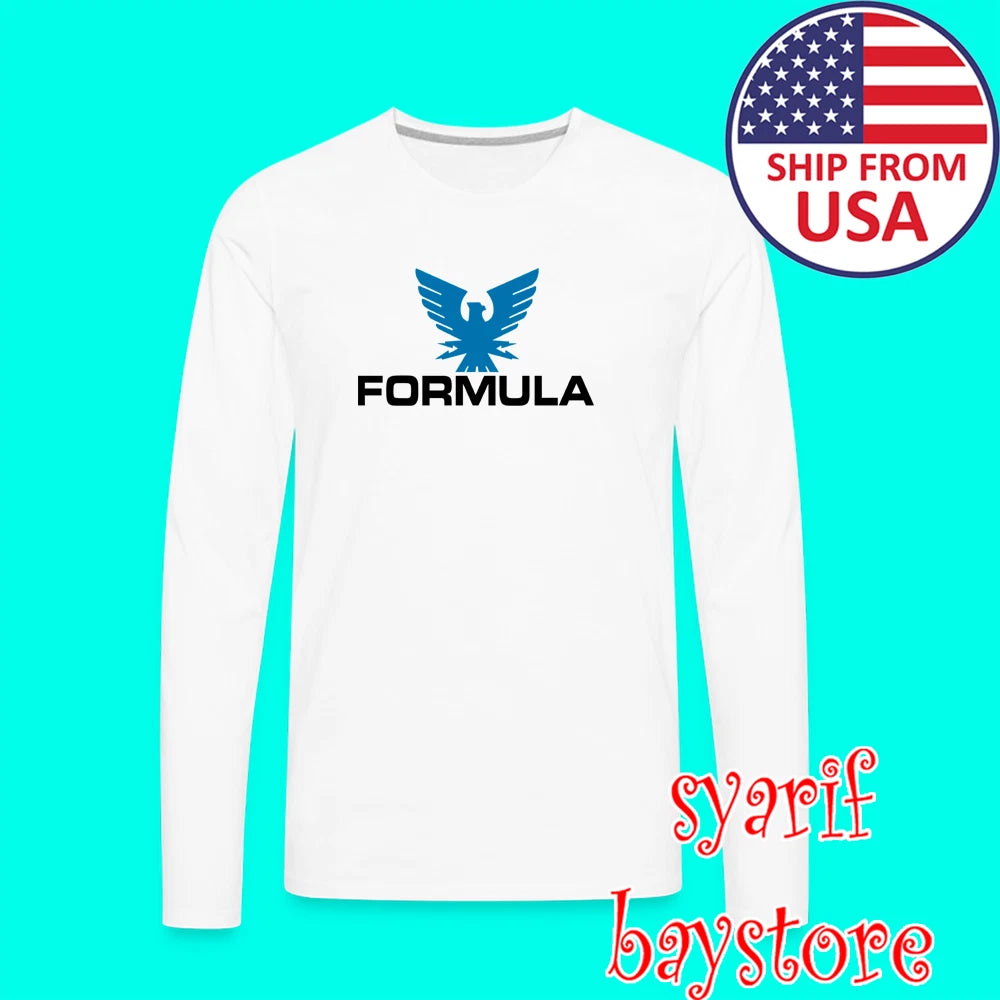 Formula Boats Speed Racing Men's White Size S to 2XL