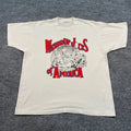 Vintage 1989 Funny Lazy Couch Potato Sports Shirt XL 23x27 Jocks of America