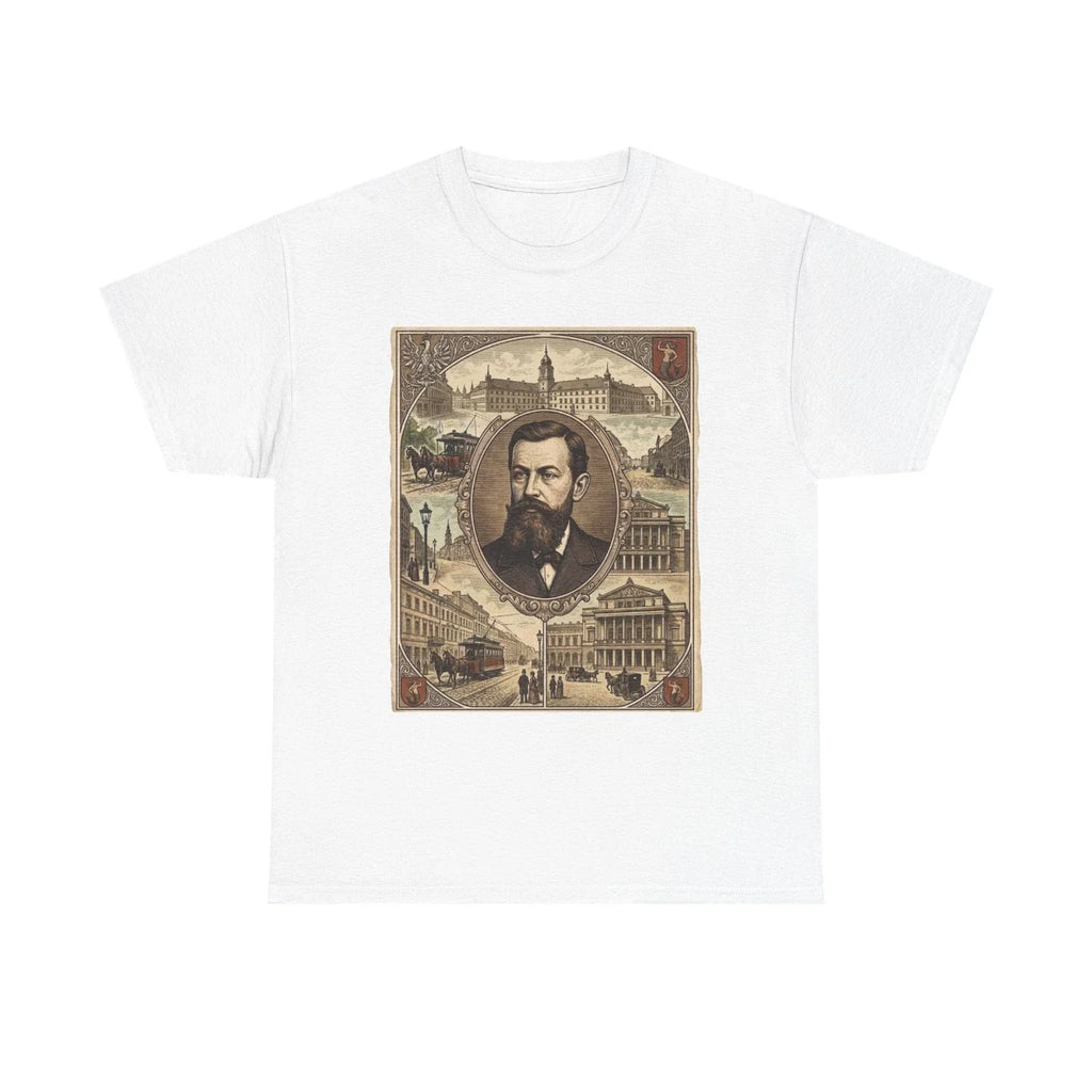 Vintage 1850s European City Portrait Shirt Ancestry Heritage Gift Graphic Tee