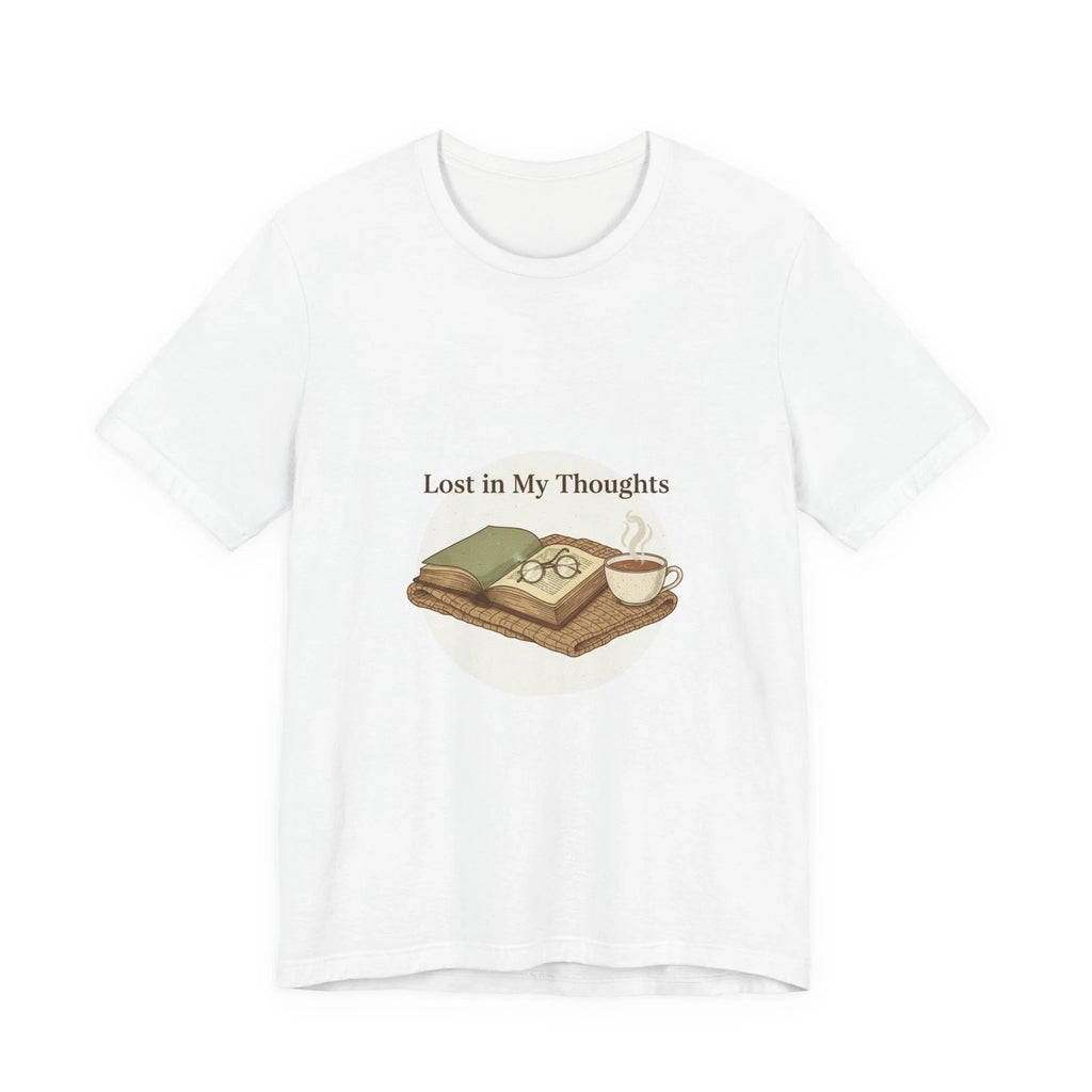 Lost in My Thoughts Tee | Book Lover Shirt, Literary Typewriter Style