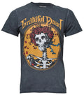 Official Grateful Dead T Shirt Bertha Best Of Vintage Style Dip Dye Grey New